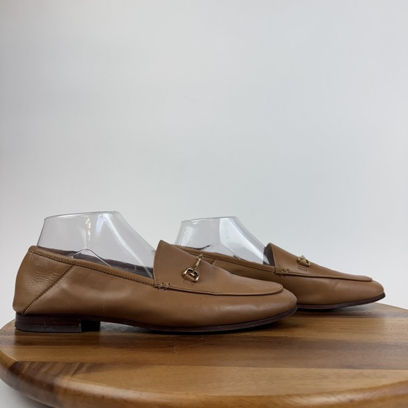 Womens Sam Edelman Loraine Bit Brown Leather Casual Comfort Loafer Shoes Size 9 - Picture 1 of 10